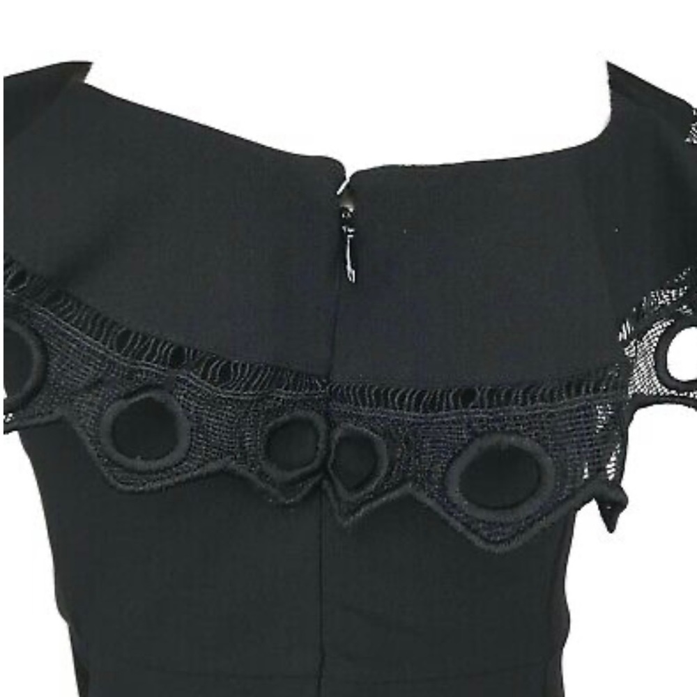Nanette Lepore NWT Women’s Size 2 One Shoulder Knit Dress High Low Flounce New - Picture 6 of 11